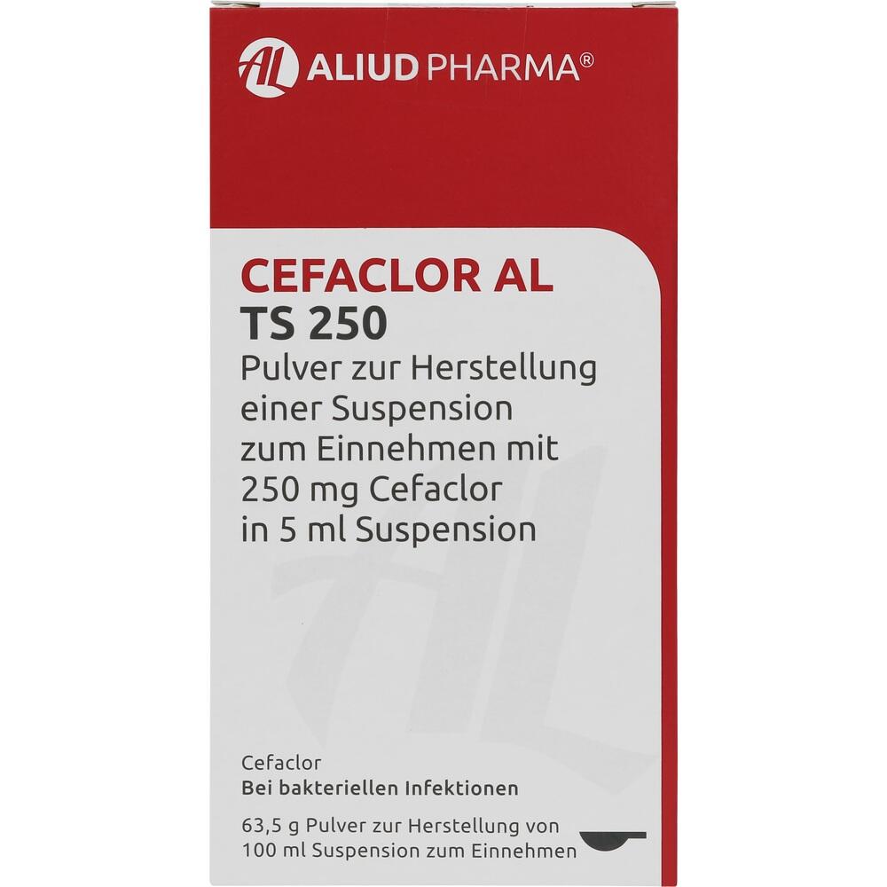 Cefaclor AL TS 250 100 ml Pulver zur Herstellung einer Suspension zum Einnehmen