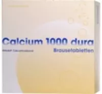 Calcium 1000 dura 20 St Brausetabletten