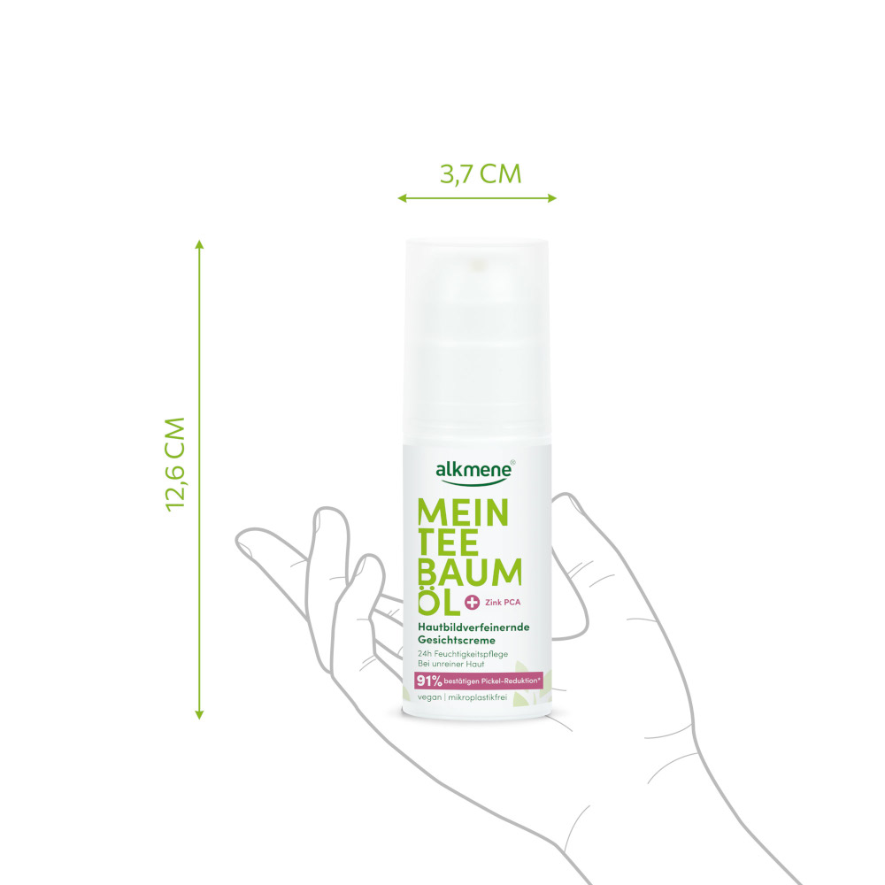 alkmene MEIN TEE BAUM ÖL Hautbildverfeinernde Gesichtscreme 50 ml Creme