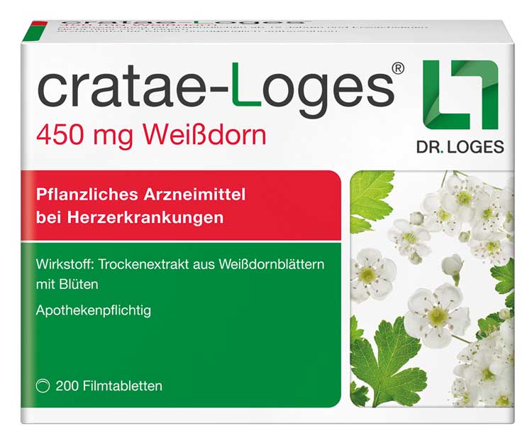 cratae-Loges 450 mg Weißdorn 200 St Filmtabletten