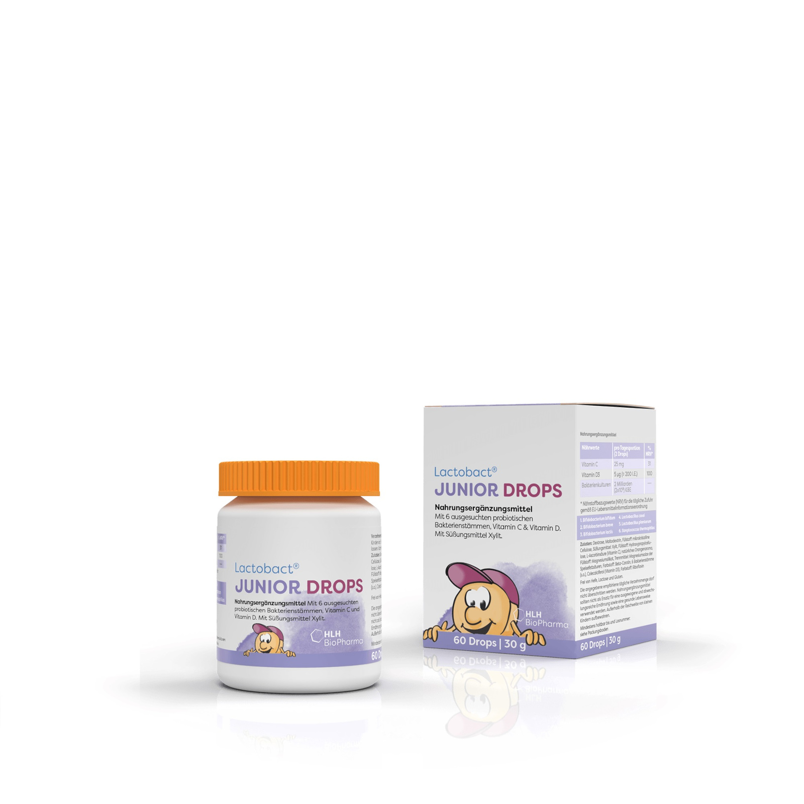 Lactobact Drops Junior+  60 St Lutschtabletten