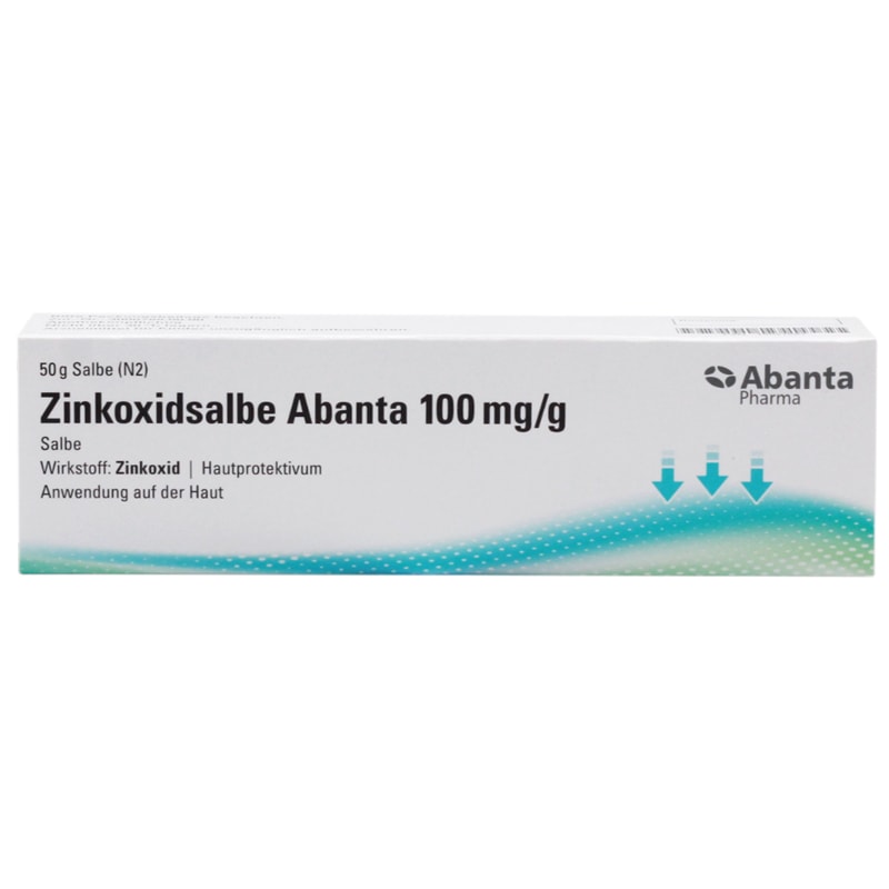 Zinkoxidsalbe Abanta 100 mg/g 50 g Salbe