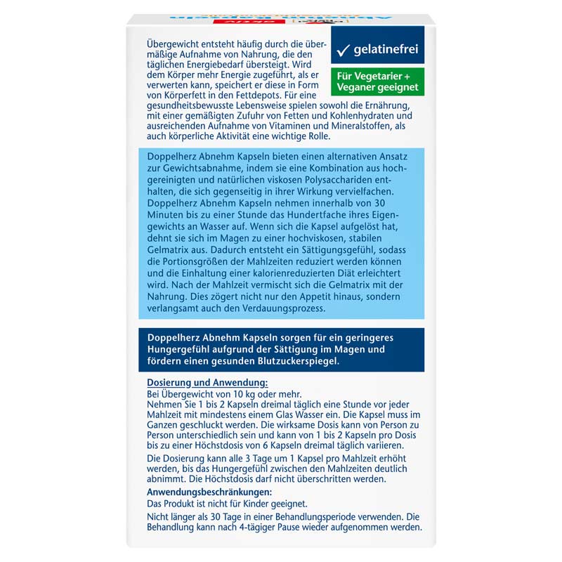 Doppelherz aktiv Abnehm Kapseln 30 St Kapseln