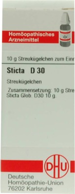 STICTA D 30 Globuli 10 g Globuli
