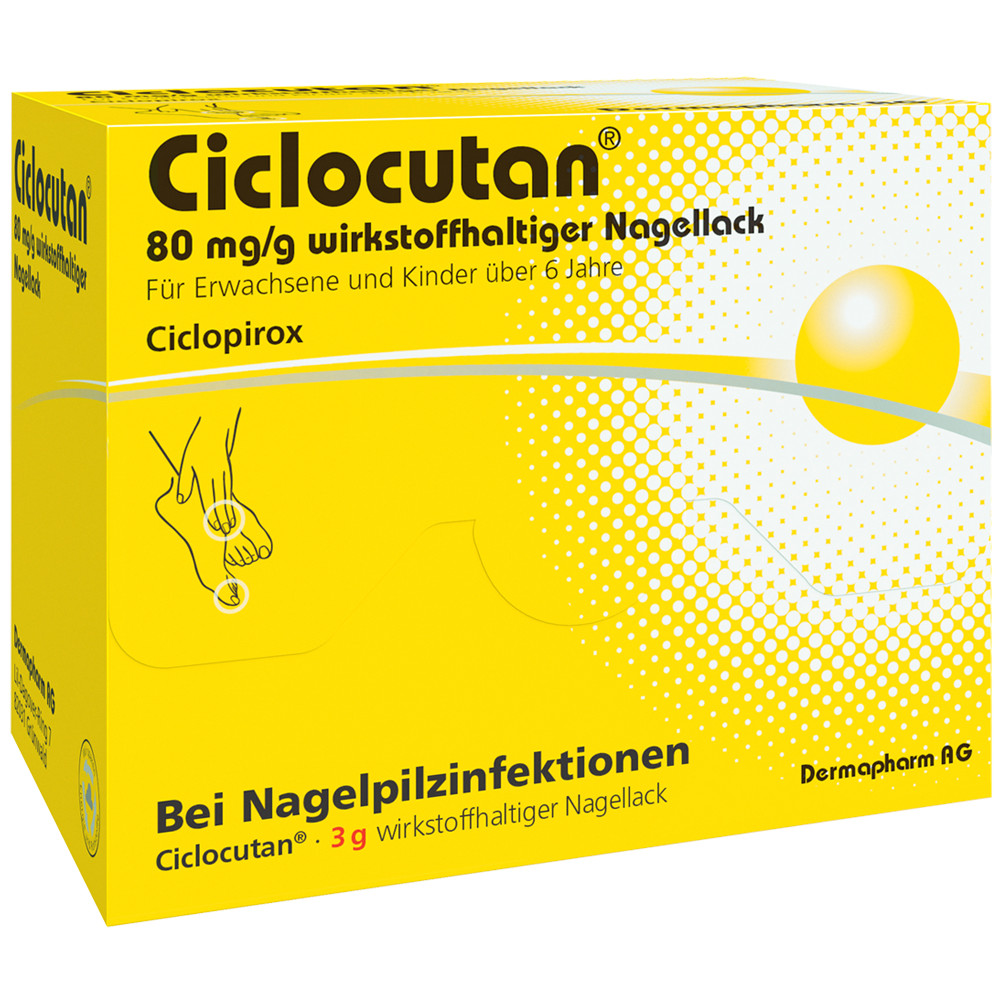 Ciclocutan 80mg/g 3 g Wirkstoffhaltiger Nagellack