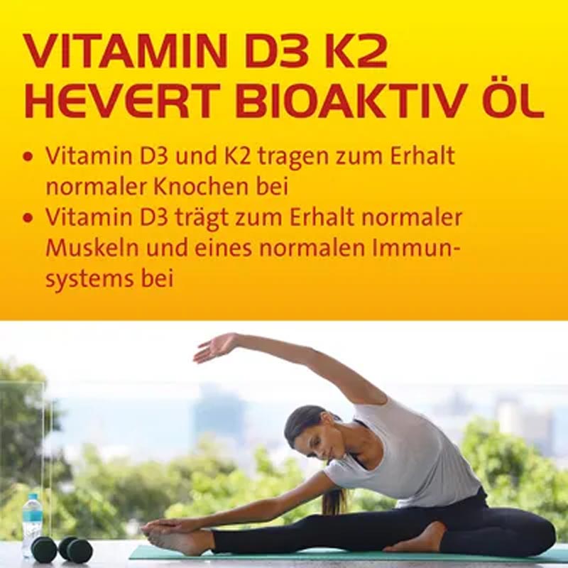 VITAMIN D3 K2 HEVERT BIOAKTIV ÖL 20 ml Öl