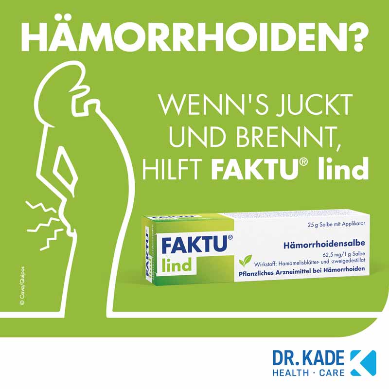 FAKTU lind Hämorrhoidenzäpfchen 25 St Suppositorien