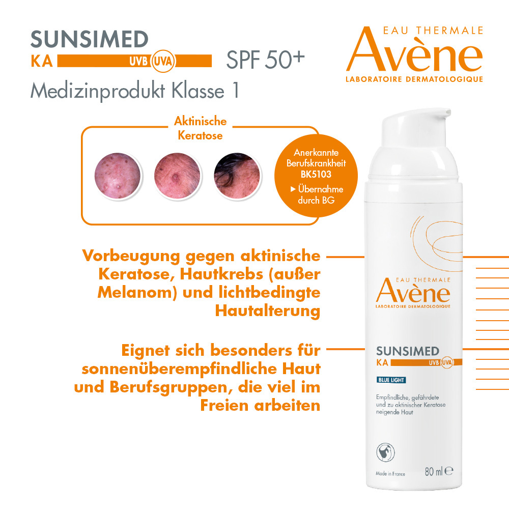 Avène SUNSIMED KA BLUE LIGHT SPF 50+  80 ml Emulsion