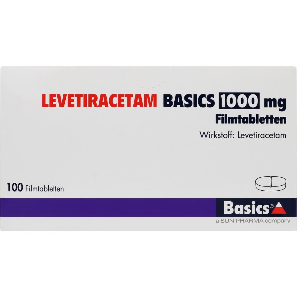 LEVETIRACETAM BASICS 1000mg 100 St Filmtabletten
