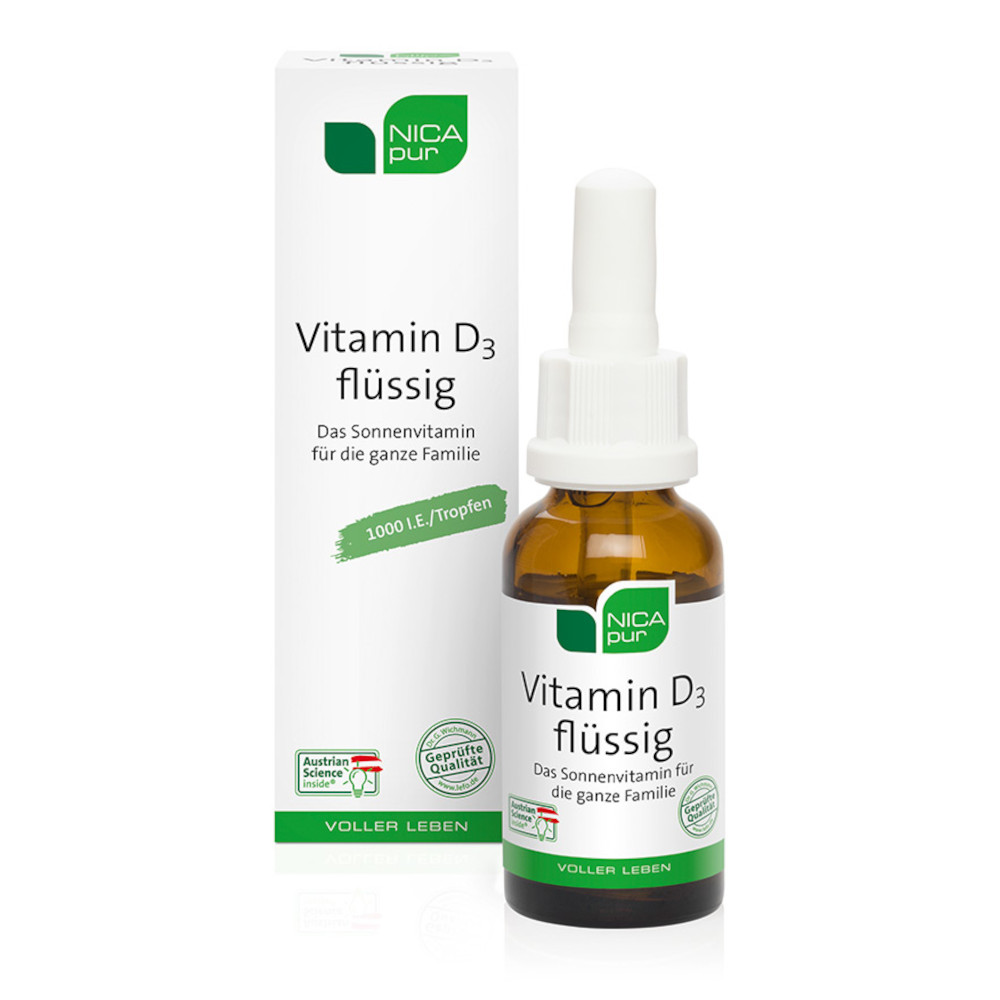 NICApur Vitamin D3 flüssig  25 ml Tropfen
