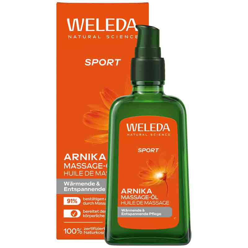 WELEDA Sport Massage-Öl Arnika 100 ml Öl