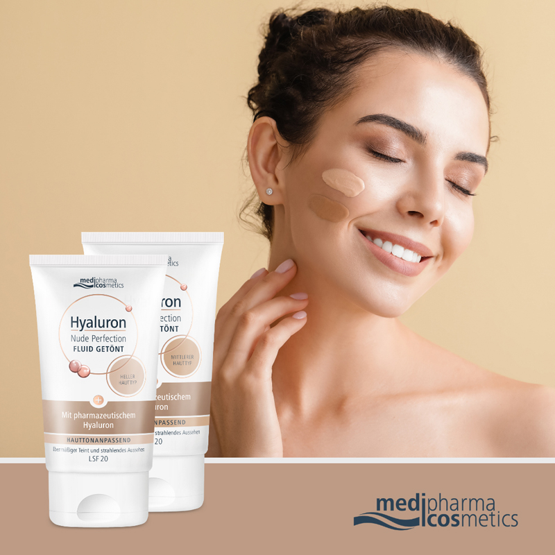 Hyaluron Nude Perfection FLUID GETÖNT LSF 20 50 ml Creme