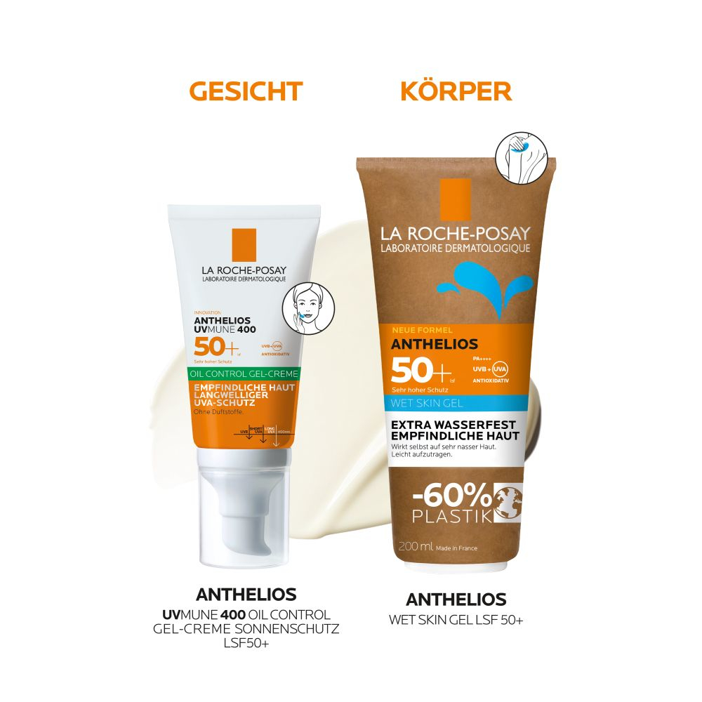 LA ROCHE-POSAY ANTHELIOS UVMUNE 400 OIL CONTROL LSF 50+ GE-CREMEL 50 ml Gel