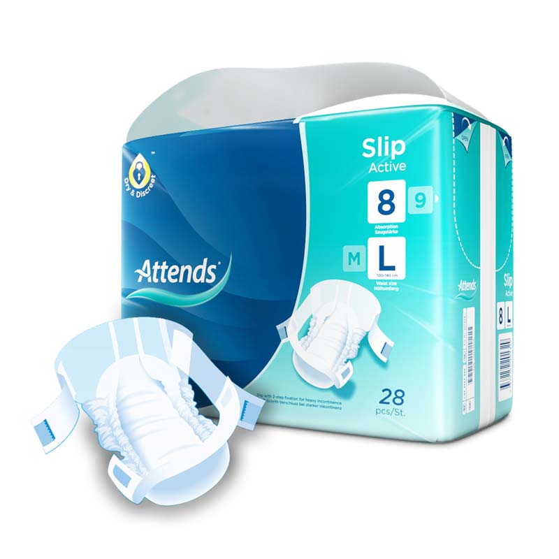 ATTENDS Slip Active 8 large 28 St
