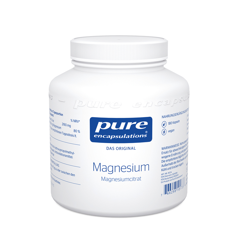 pure encapsulations DAS ORIGINAL Magnesiumcitrat 180 St Kapseln