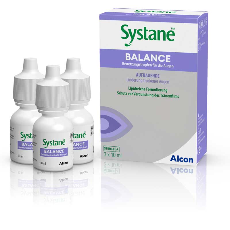 SYSTANE BALANCE Augentropfen 3X10 ml Augentropfen