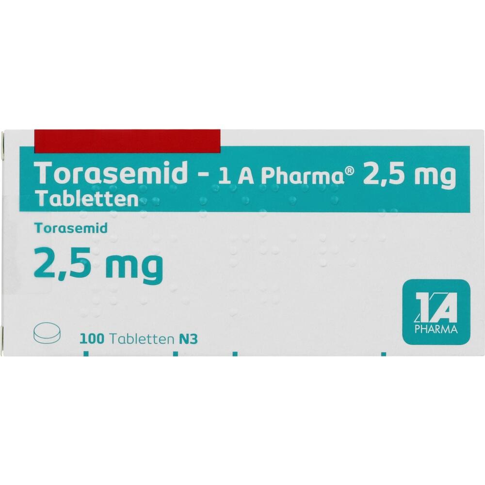 Torasemid-1 A Pharma 2,5 mg 100 St Tabletten
