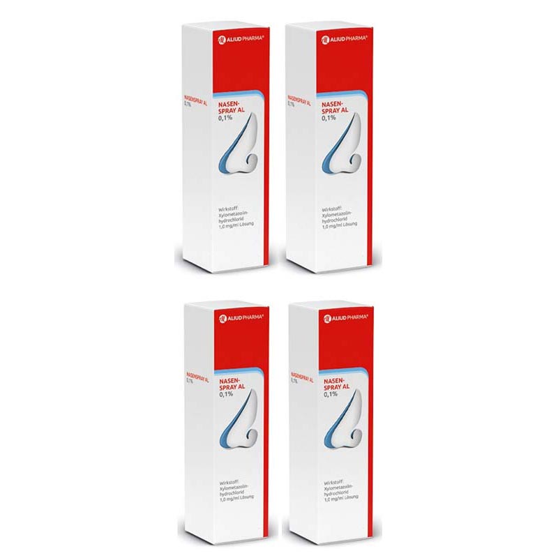 Nasenspray AL 0,1% 10 ml 4er Set 4X10 ml Lösung
