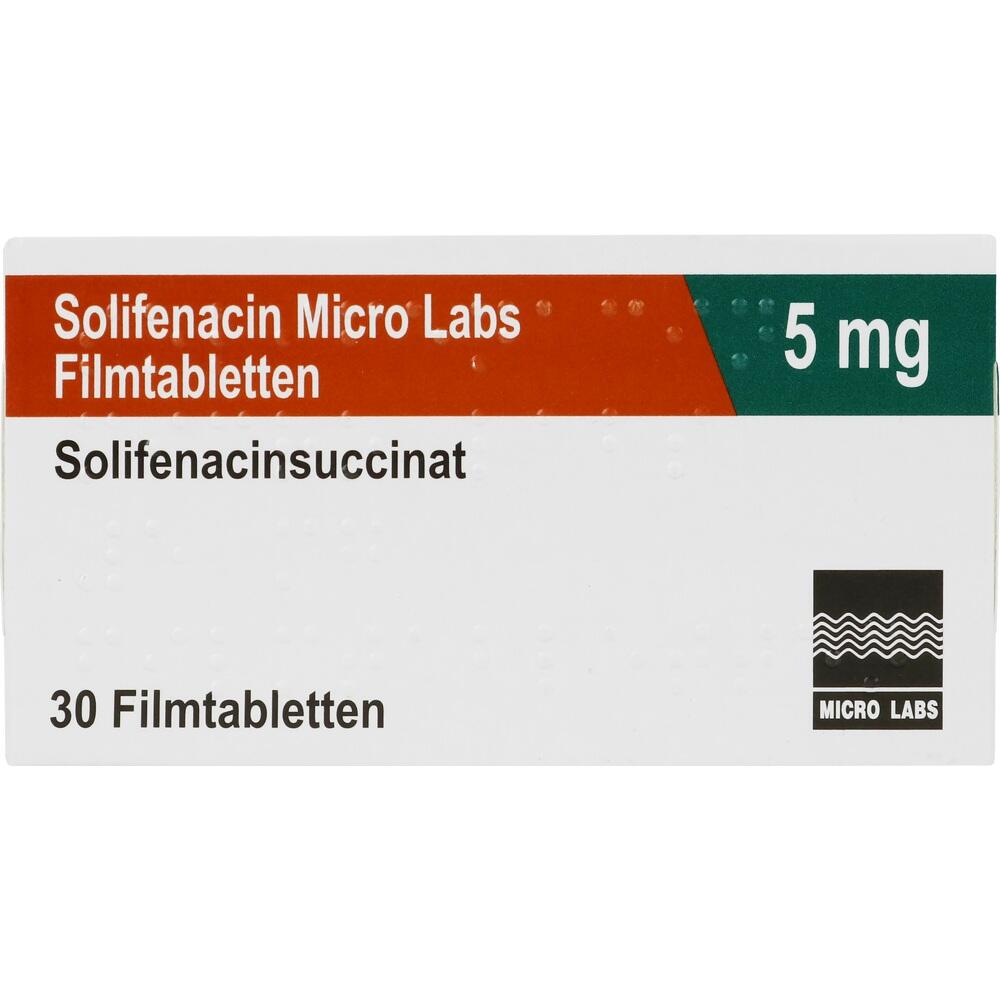 Solifenacin Micro Labs 5 mg 30 St Filmtabletten