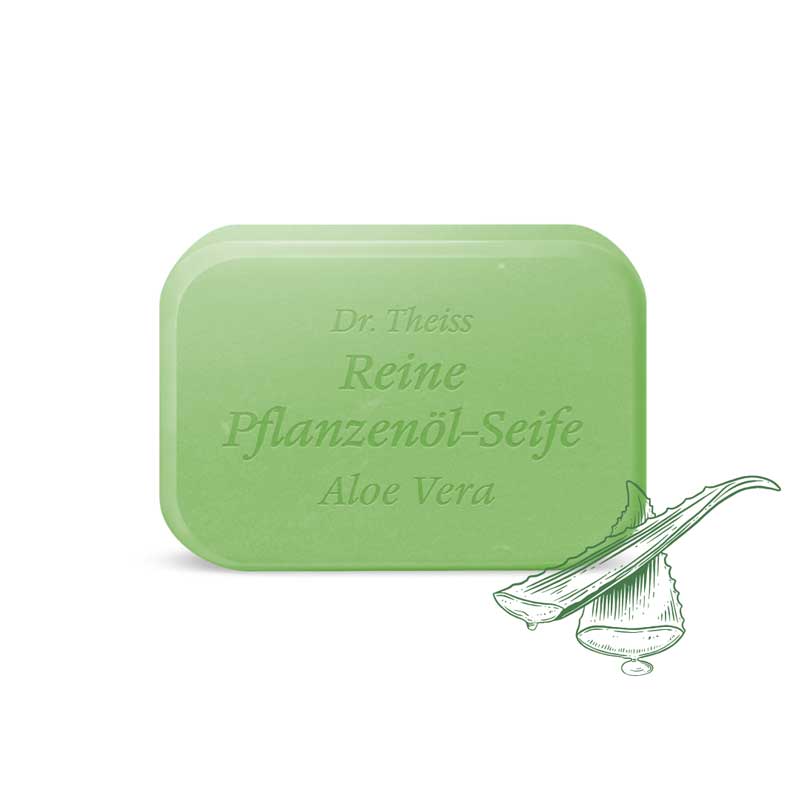 DR. THEISS Aloe Vera reine Pflanzenölseife 100 g Seife