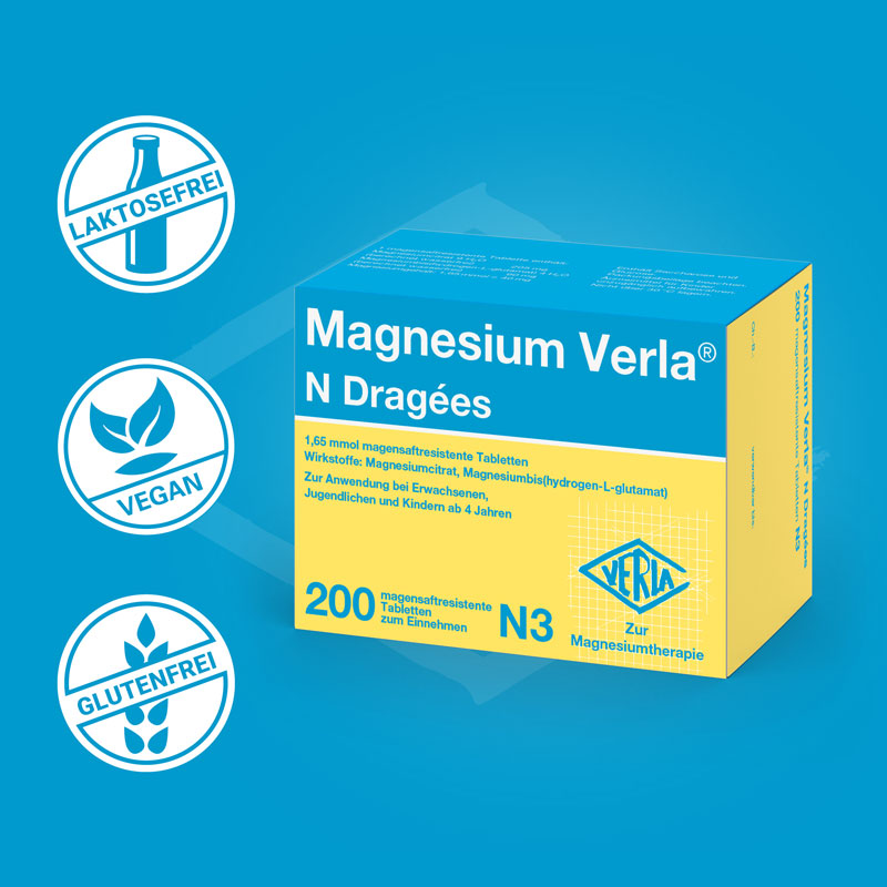 Magnesium Verla N Dragées 200 St Tabletten magensaftresistent
