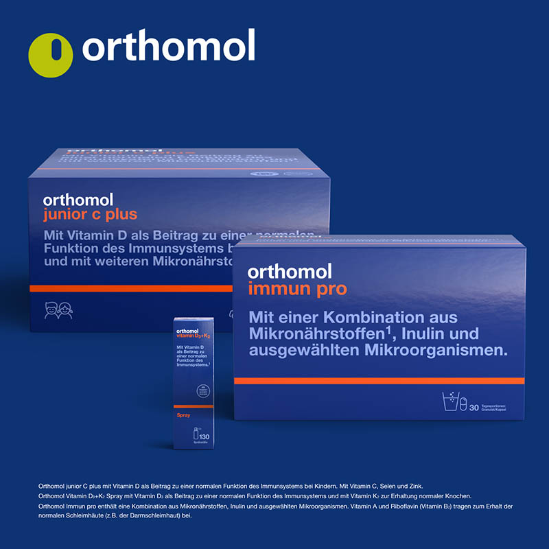 orthomol mmun - Mikronährstoffe mit Vitamin C, Vitamin D und Zink - Tabletten/Kapseln
