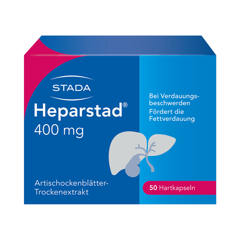Heparstad 400mg 50 St Hartkapseln