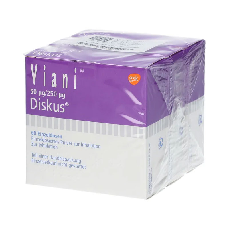 Viani 50μg/250μg Diskus 3X60 St Inhalationspulver