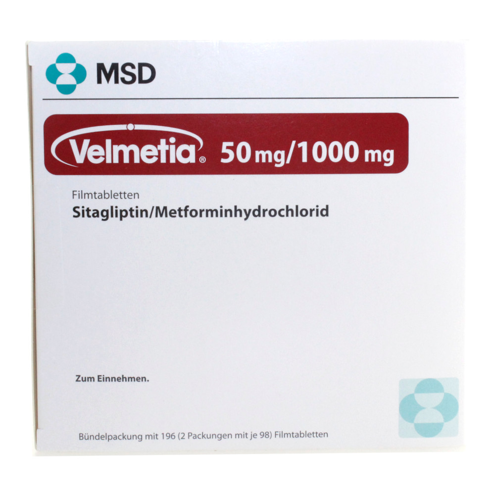 Velmetia 50mg/1000mg 196 St Filmtabletten