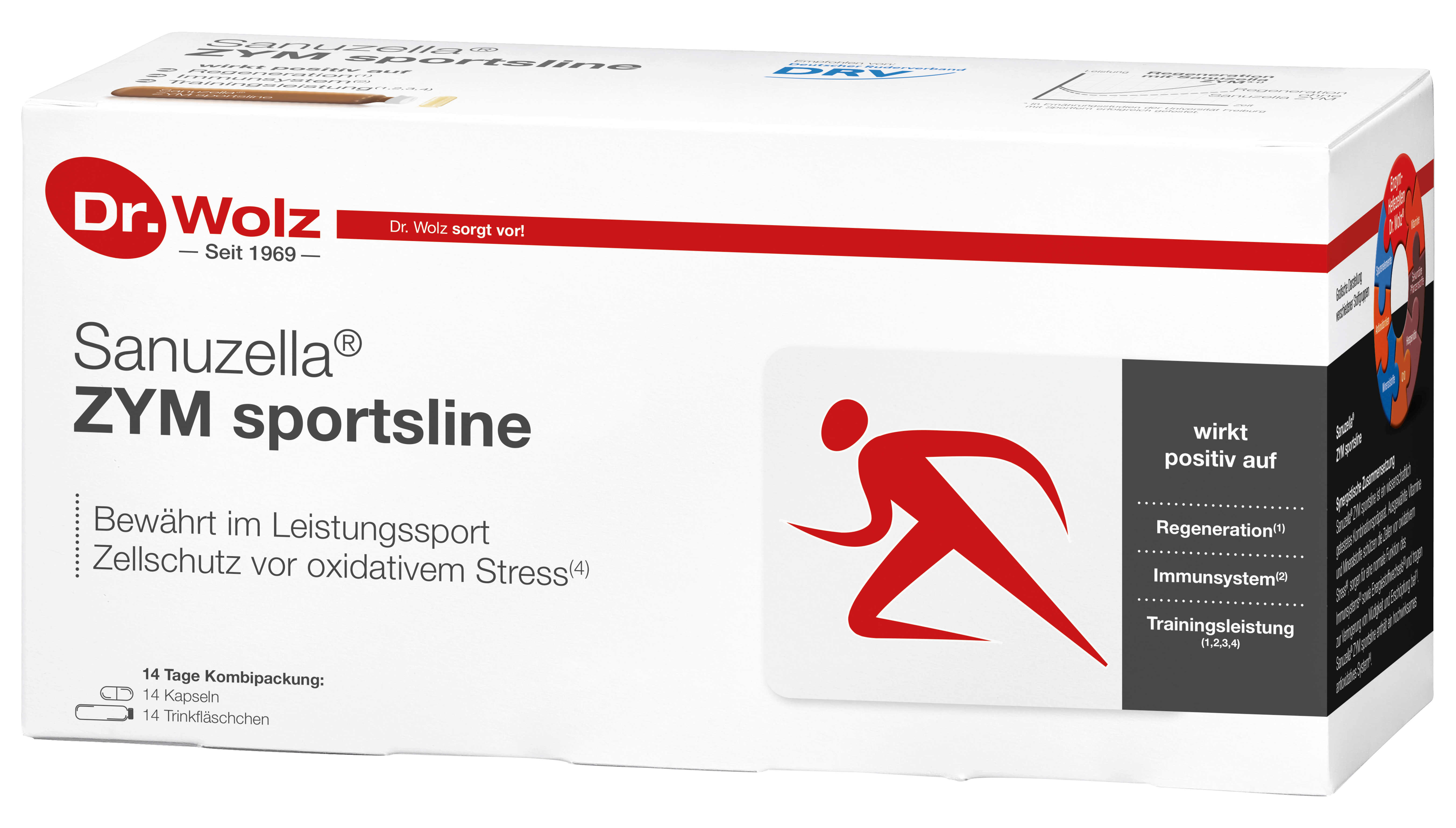 Dr. Wolz Sanuzella ZYM sportsline 14X20 ml Trinkampullen