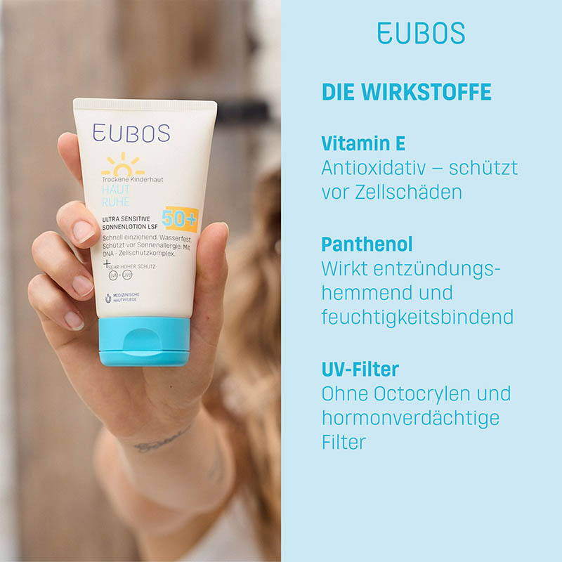 EUBOS HAUT RUHE ULTRA SENSITIVE SONNENLOTION LSF 50+ 150 ml Lotion