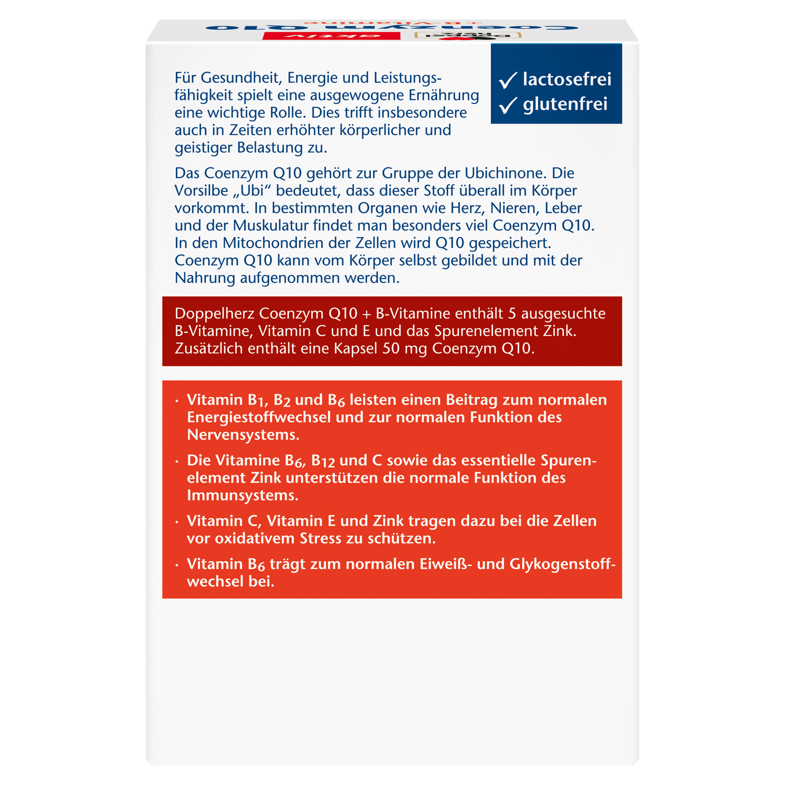 Doppelherz aktiv Coenzym Q10+B Vitamine 60 St Kapseln