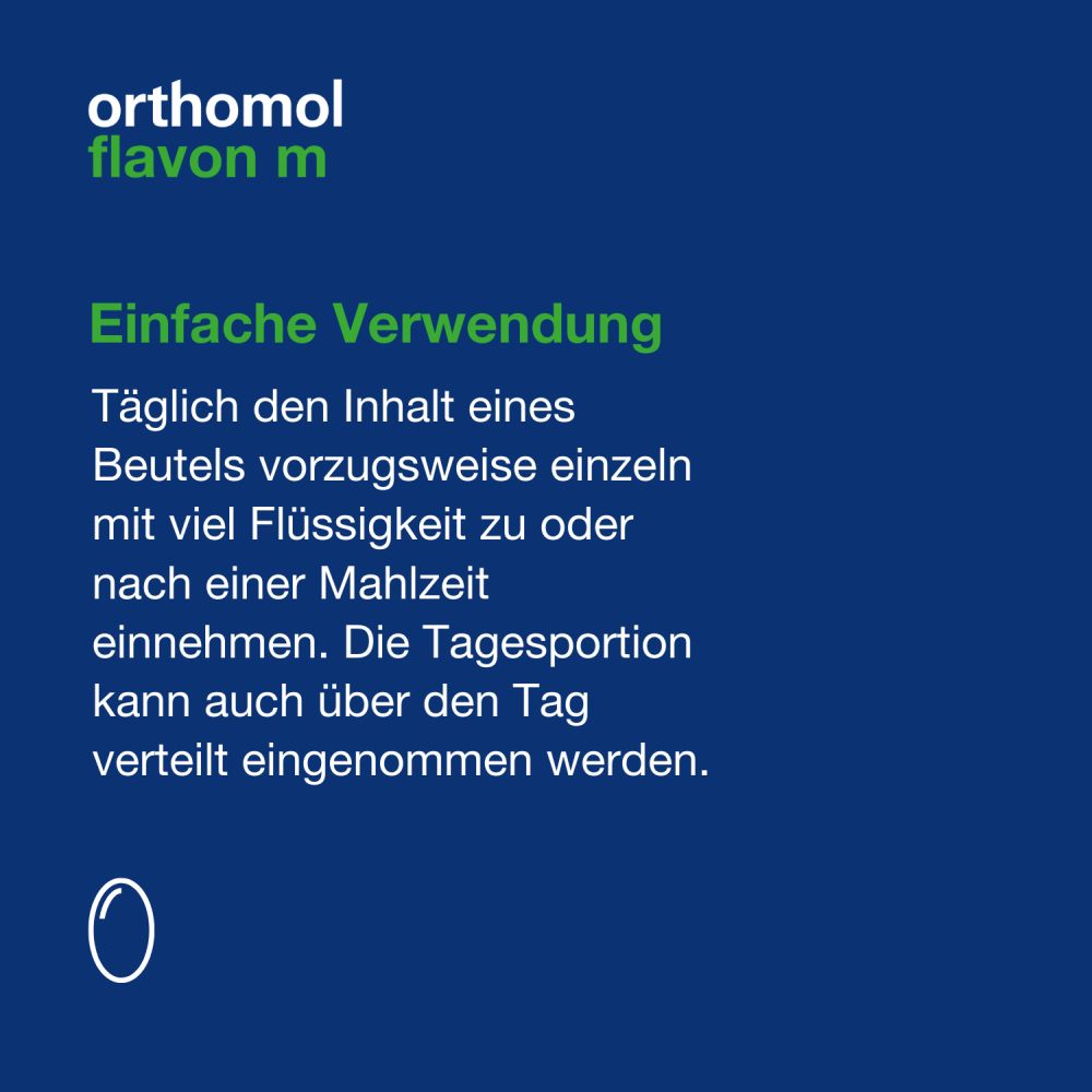 orthomol flavon m - Mikronährstoffe mit Vitaminen, Selen, Zink, Omega-3-Fettsäure und Folsäure - Kapseln