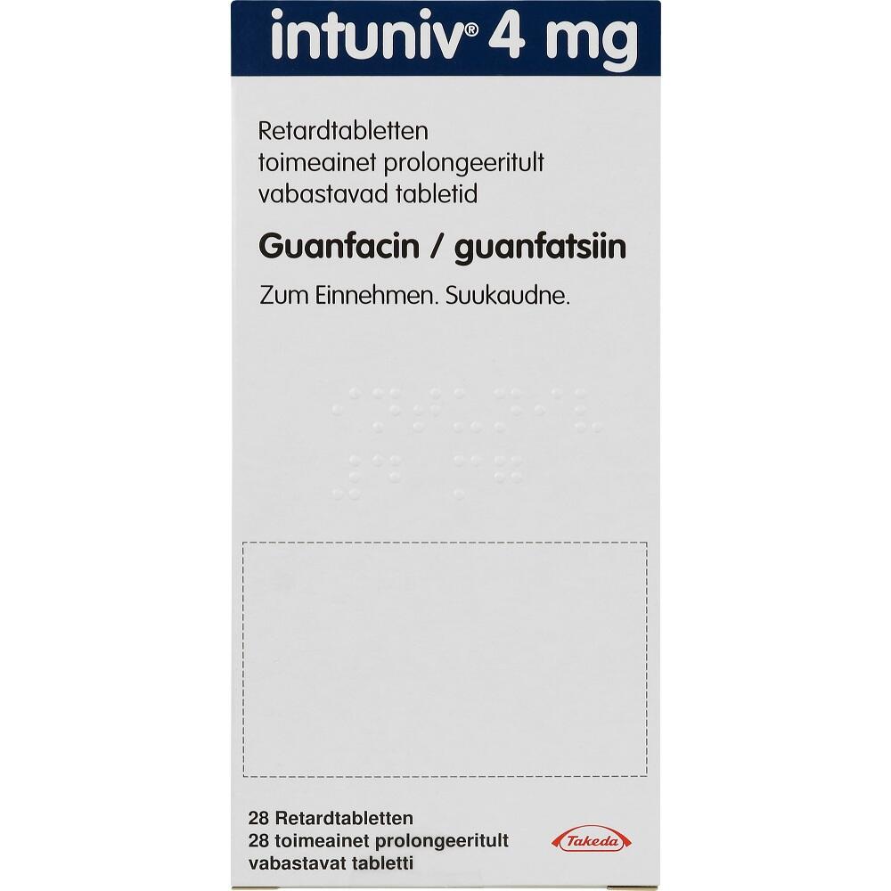 INTUNIV 4 mg Retardtabletten 28 St Retard-Tabletten