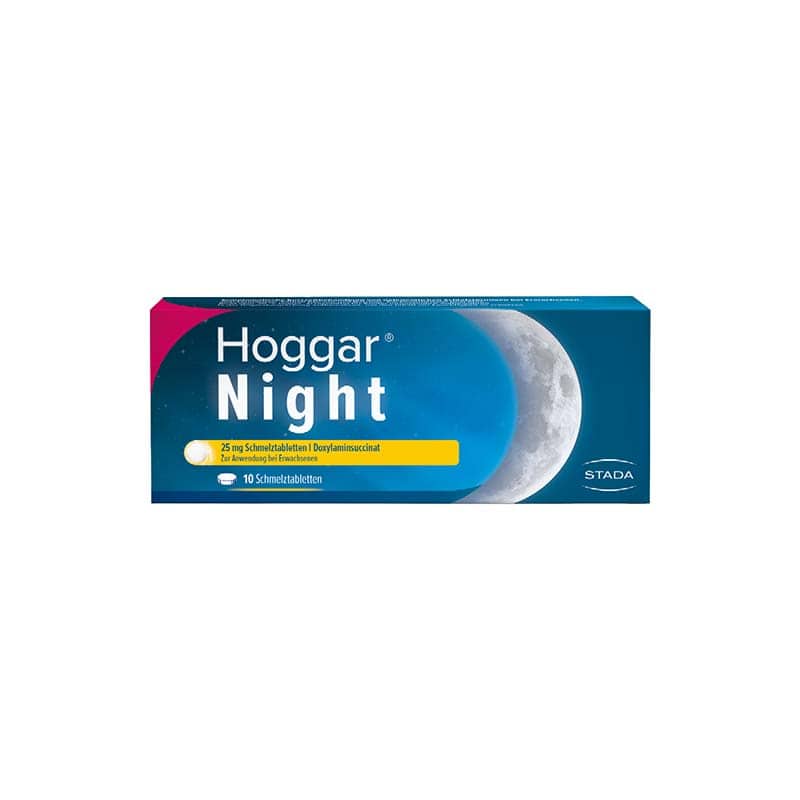 Hoggar Night 25mg 10 St Schmelztabletten