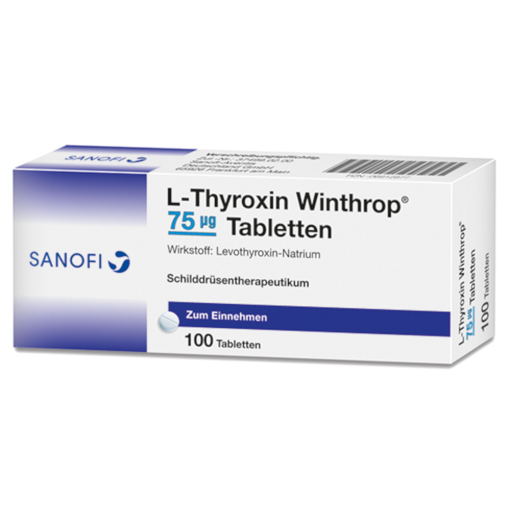 L-Thyroxin Winthrop 75μg 100 St Tabletten
