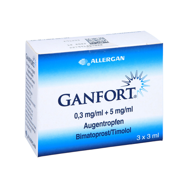 GANFORT 0,3mg/ml + 5mg/ml 3X3 ml Augentropfen