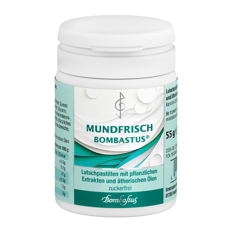 MUNDFRISCH BOMBASTUS zuckerfrei 55 g Pastillen