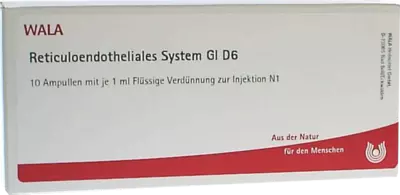 Reticuloendotheliales System Gl D6 Ampullen 10X1 ml Ampullen