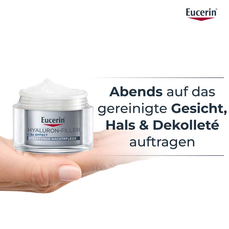Eucerin HYALURON FILLER + 3 x Effect Nacht Nachfüllkapsel 50 ml Creme