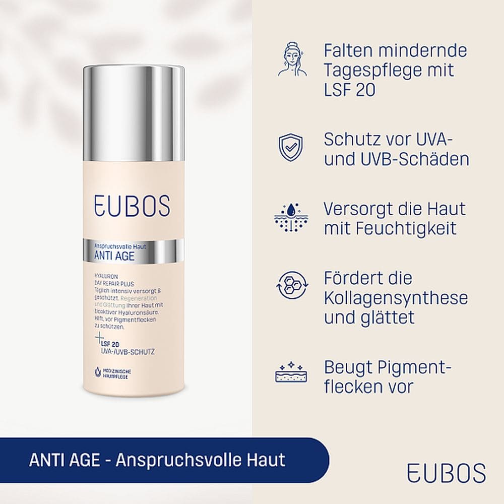 EUBOS HYALURON Day Repair Plus LSF 20 Creme 50 ml Creme