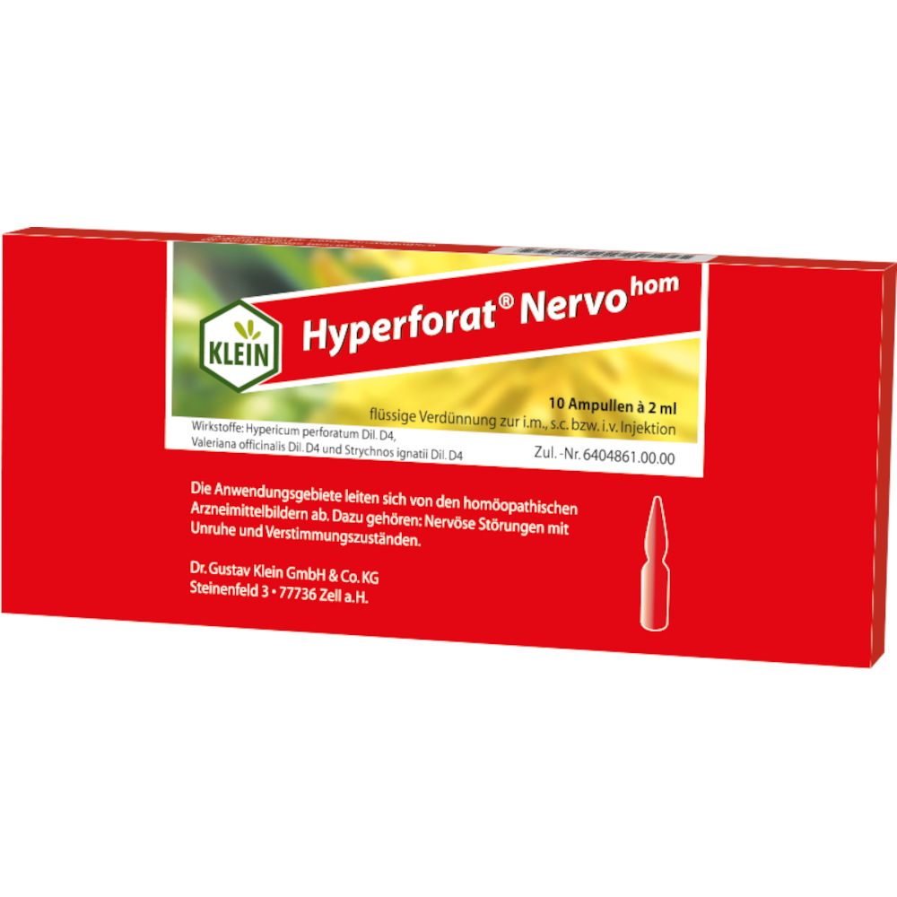 HYPERFORAT Nervohom Injektionslösung 10X2 ml Injektionslösung