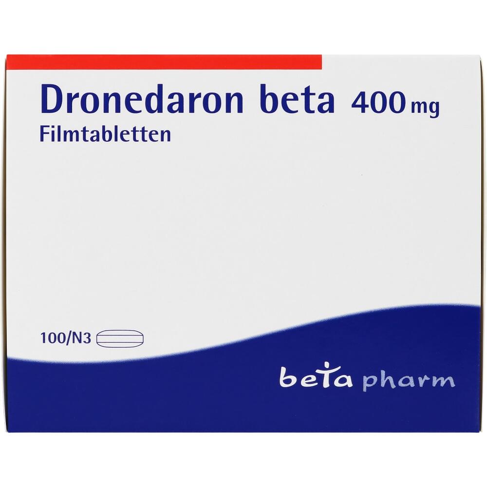 Dronedaron beta 400 mg 100 St Filmtabletten