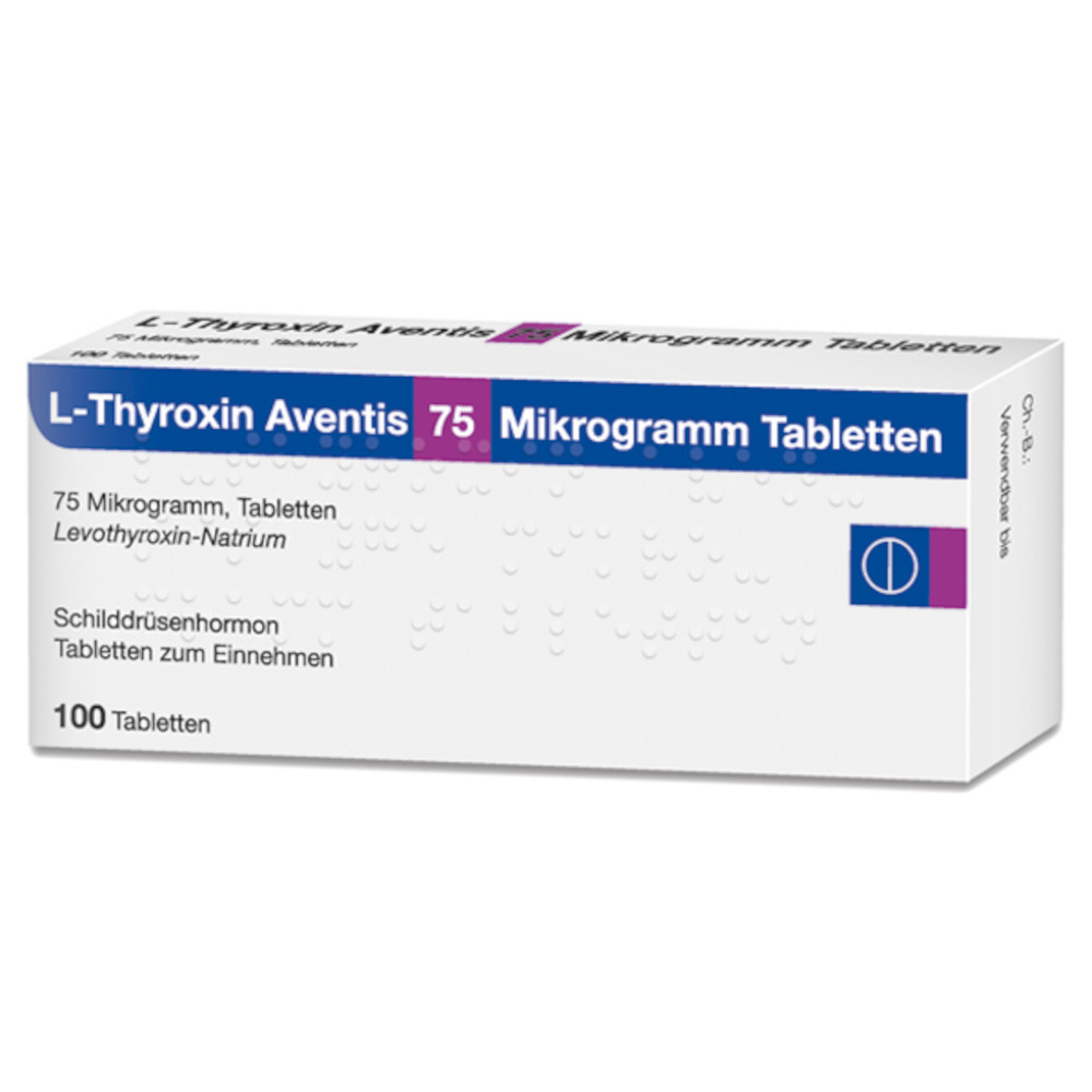 L-Thyroxin Aventis 75 Mikrogramm 100 St Tabletten