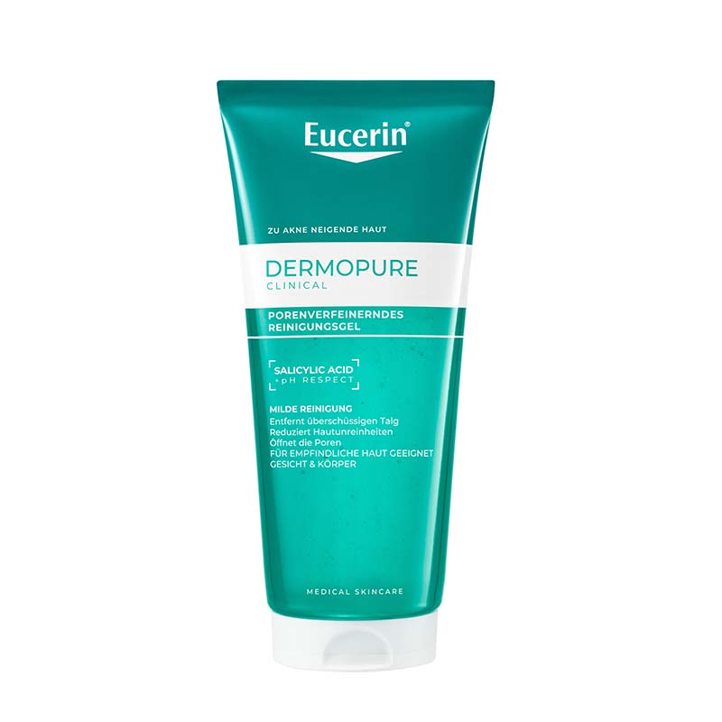 Eucerin DERMOPURE CLINICAL PORENVERFEINERNDES REINIGUNGSGEL +20% sparen* 200 ml Gel