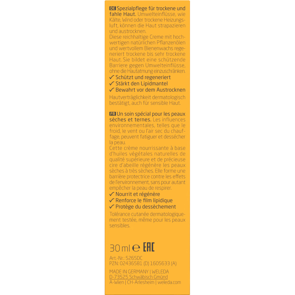 WELEDA COLD CREAM GESICHTSCREME 30 ml Creme