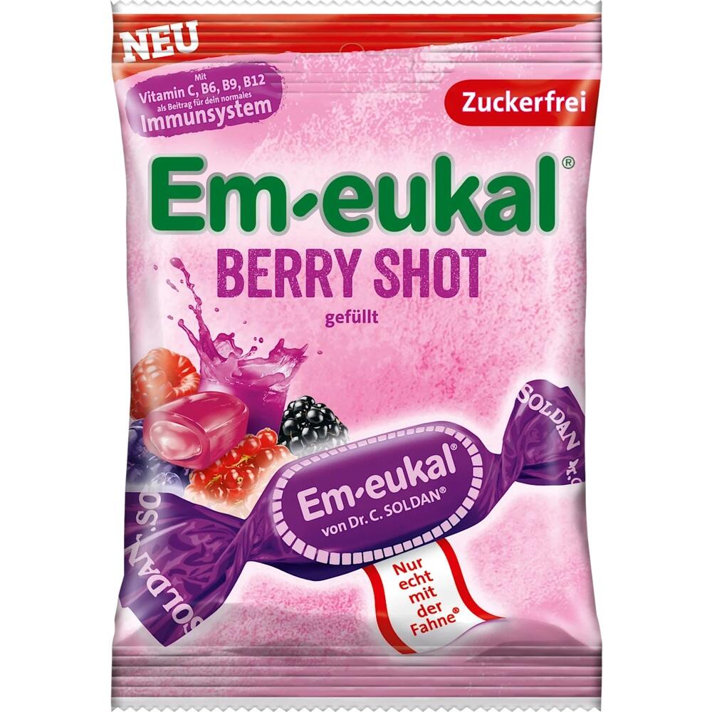Em-eukal BERRY SHOT gefüllt 75 g Bonbons