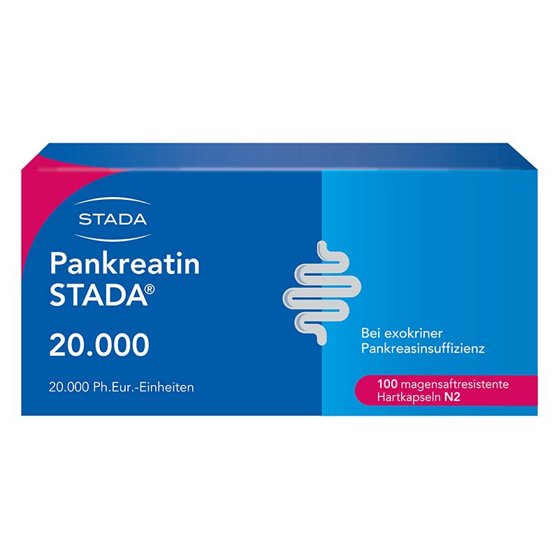 Pankreatin STADA 20000 100 St Magensaftresistente Hartkapseln