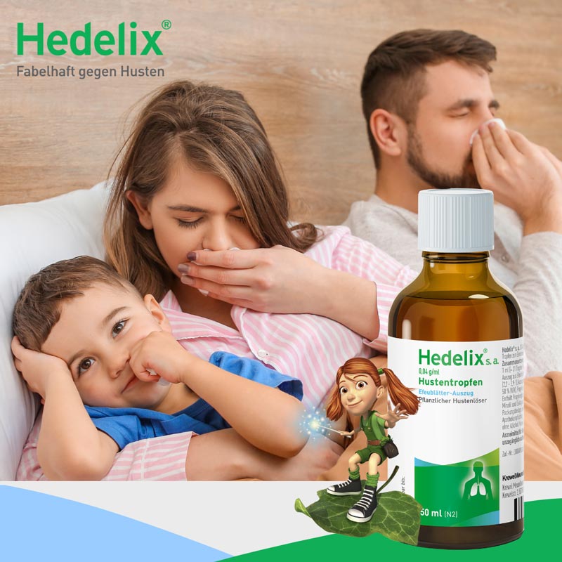 Hedelix s.a. Hustentropfen  50 ml Tropfen zum Einnehmen
