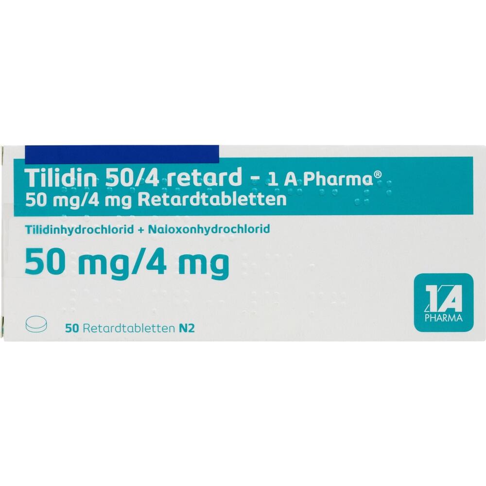 Tilidin 50/4 retard-1 A Pharma 50 St Retard-Tabletten